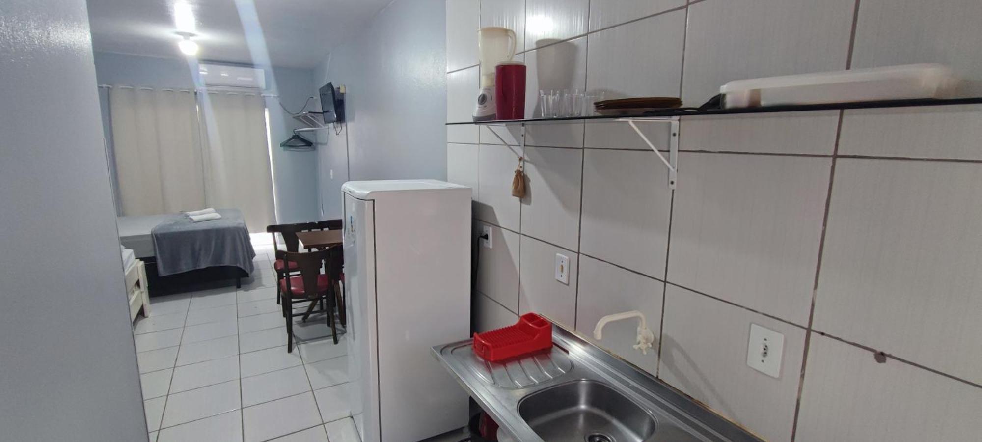 Estudios Individual Na Meia Praia Ar, Wifi, Vaga, Cozinha, Tv Smart - 6 X No Cartao Sem Juros Itapema Buitenkant foto